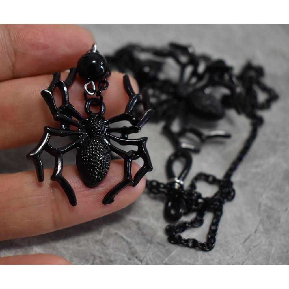 Cadena de Gafas de Araña Negra HAISENGO 80cm Unisex