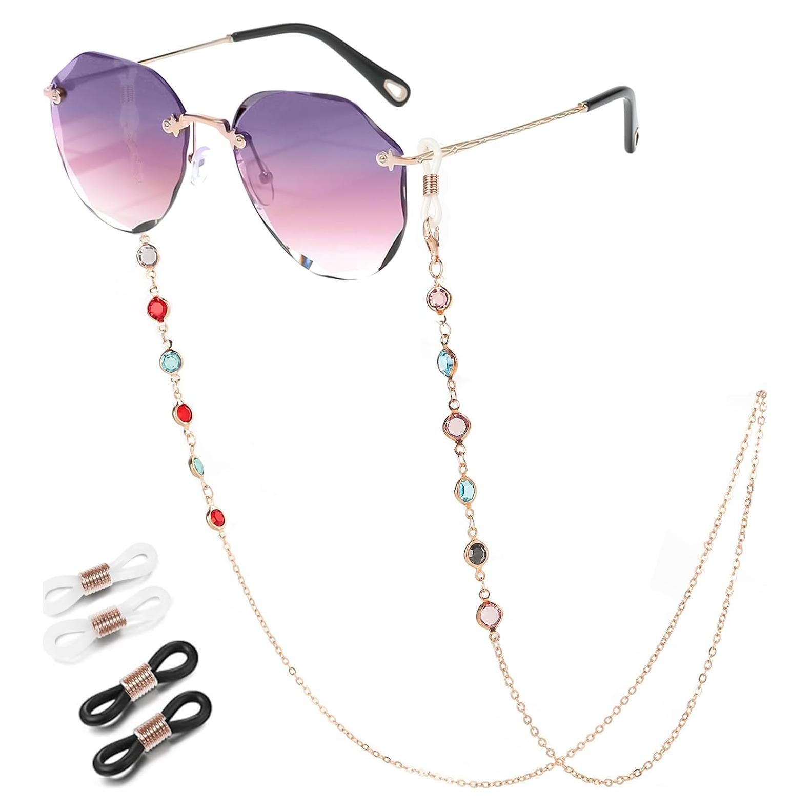Cadena de Gafas para Mujeres Knagsfa Oro Rosa 69.85 cm