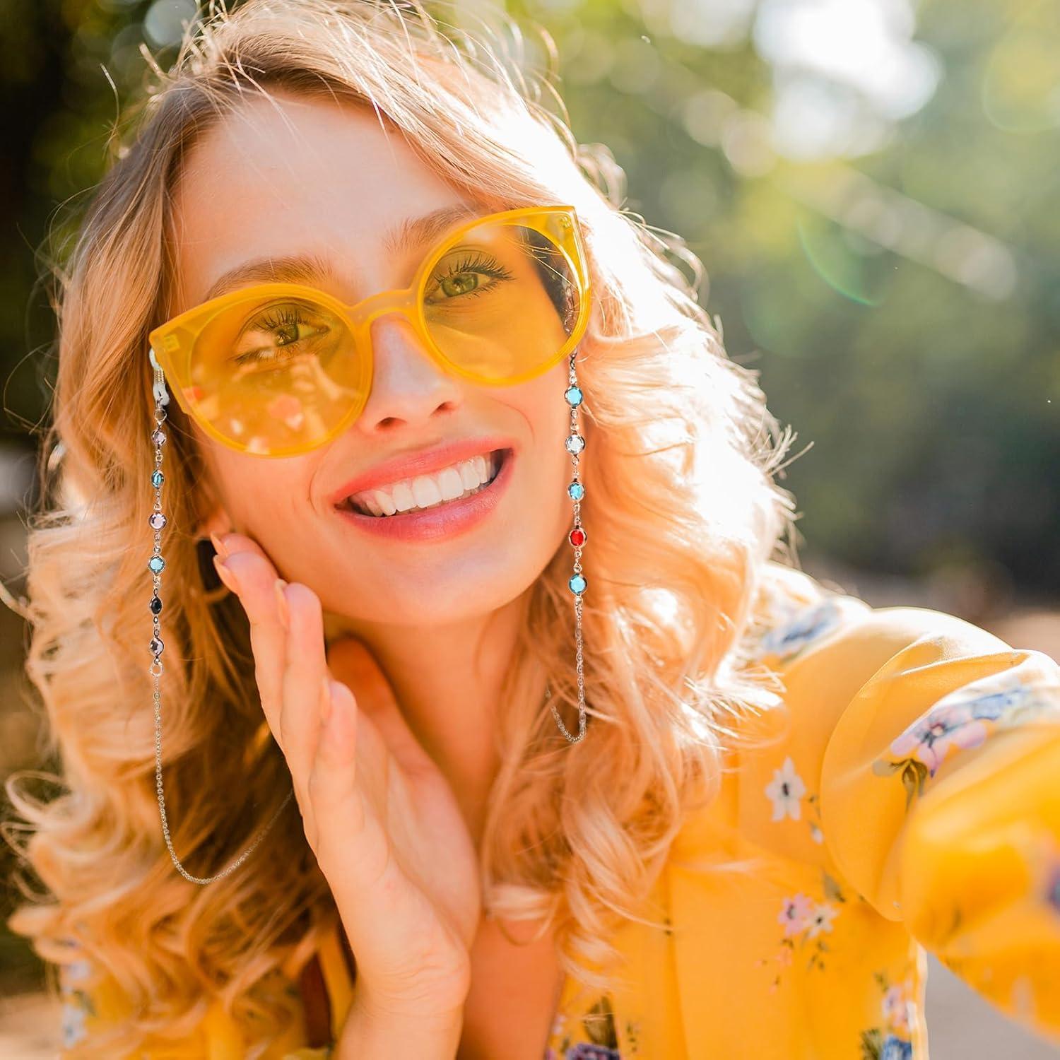 Cadena de Gafas para Mujeres Knagsfa Oro Rosa 69.85 cm