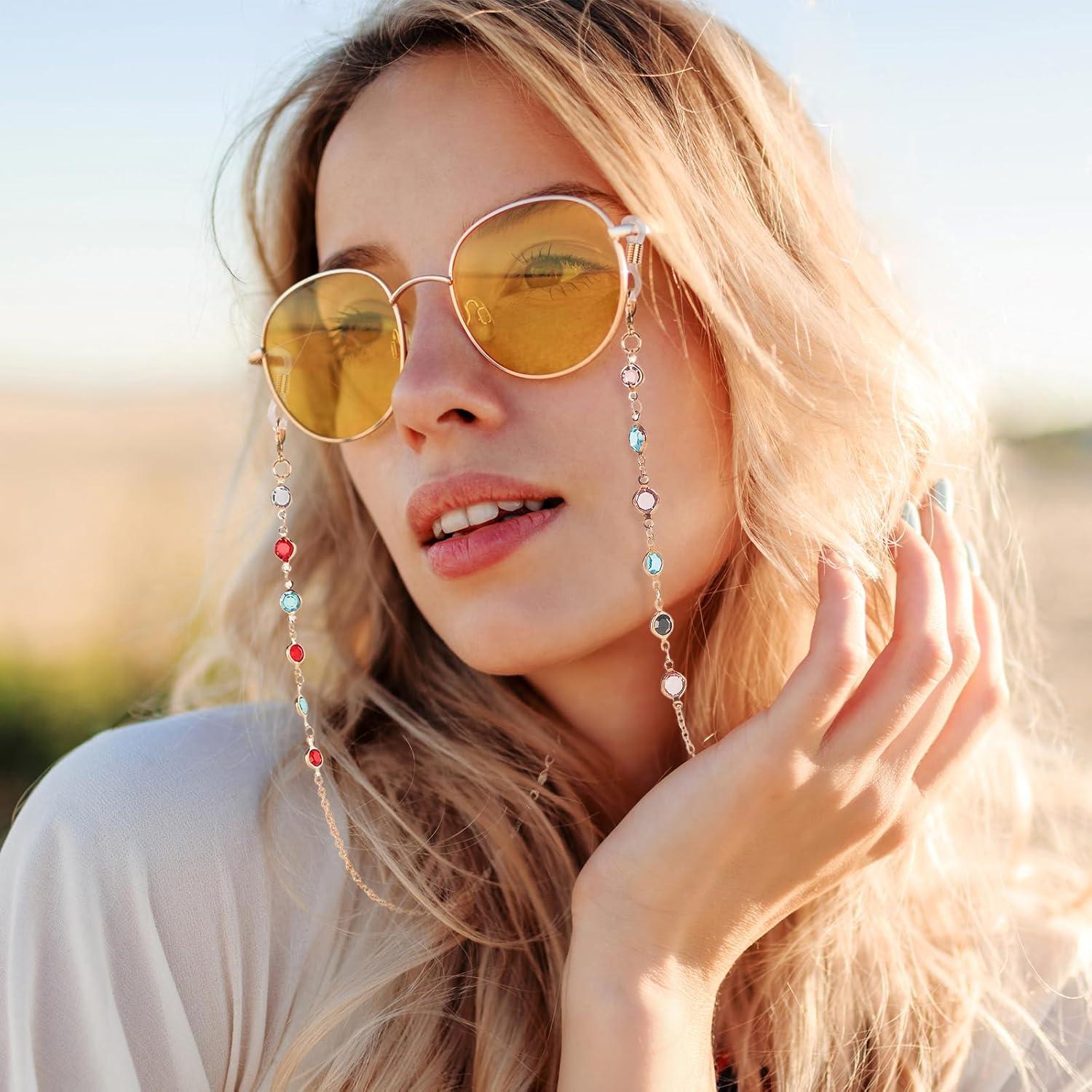 Cadena de Gafas para Mujeres Knagsfa Oro Rosa 69.85 cm