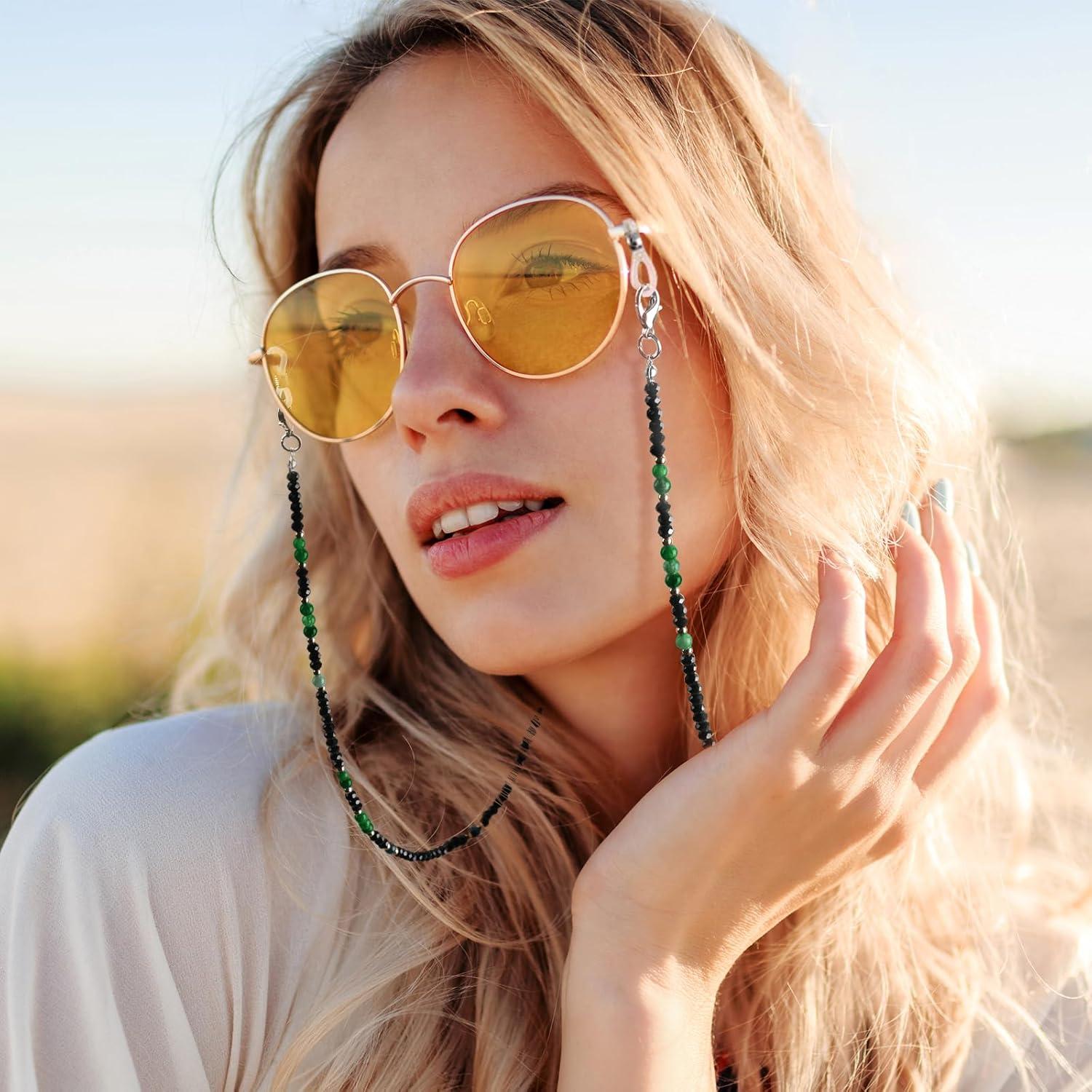 Cadena de Gafas de Moda Knagsfa Jade Malayo 71cm