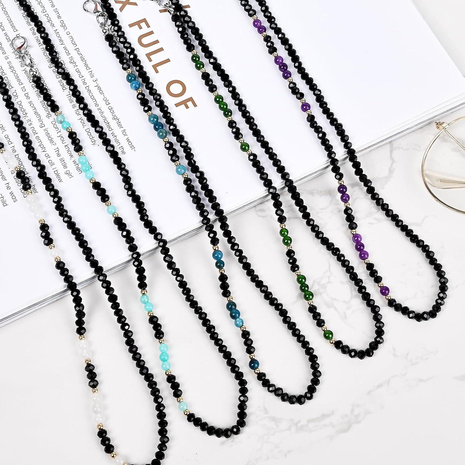 Cadena de Gafas de Moda Knagsfa Jade Malayo 71cm