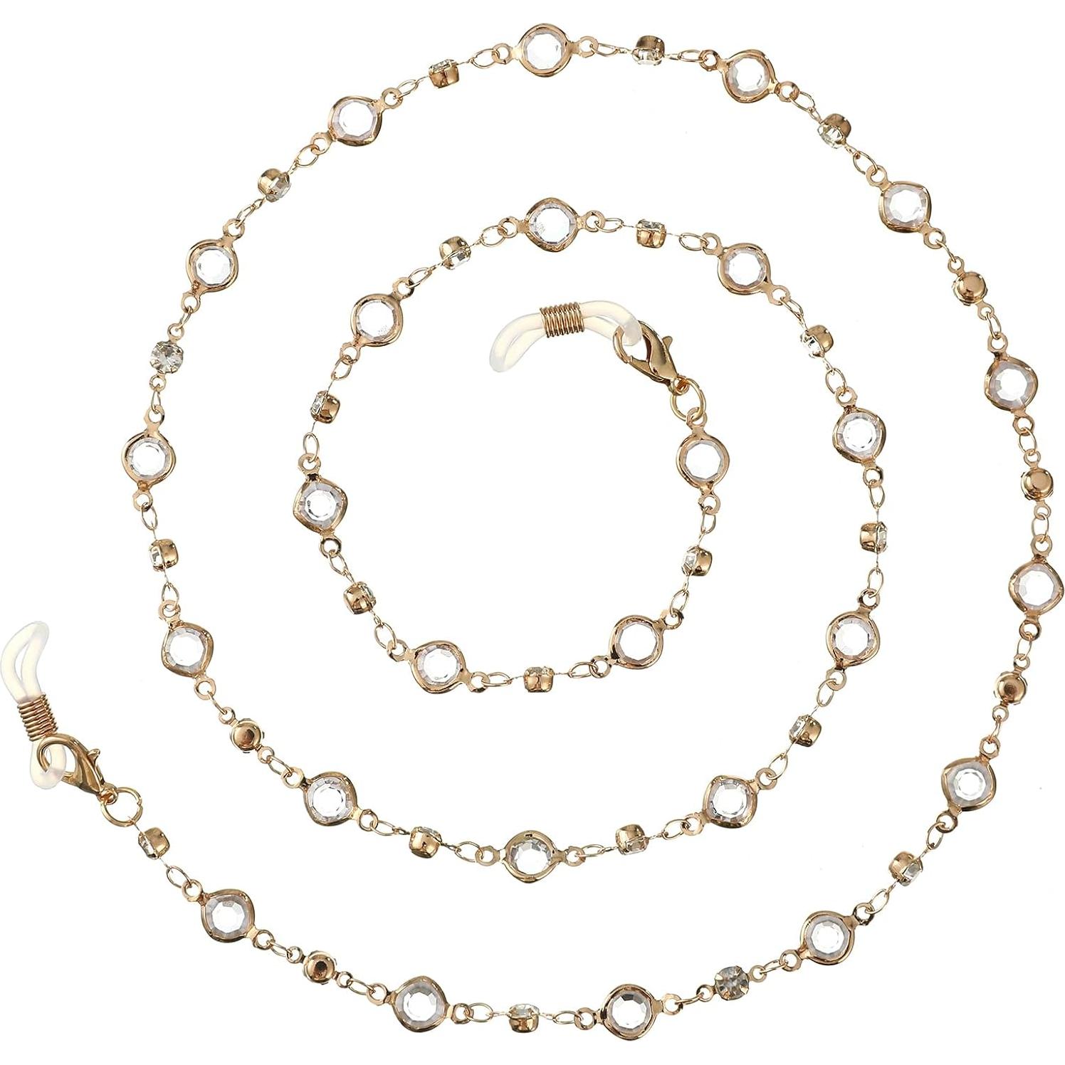 Soporte de Cadena para Gafas de Lectura y Sol - Acero Inoxidable