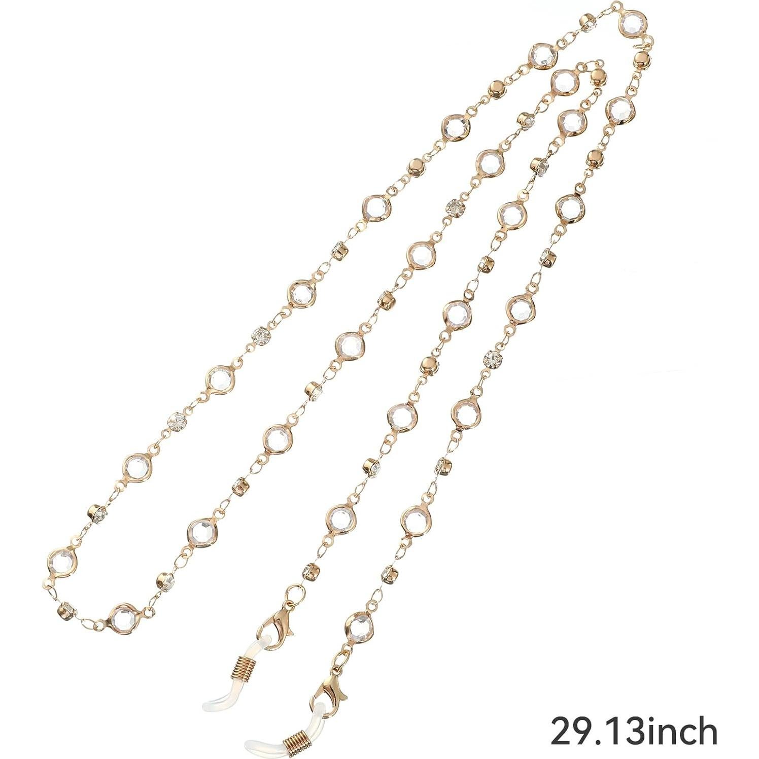 Soporte de Cadena para Gafas de Lectura y Sol - Acero Inoxidable