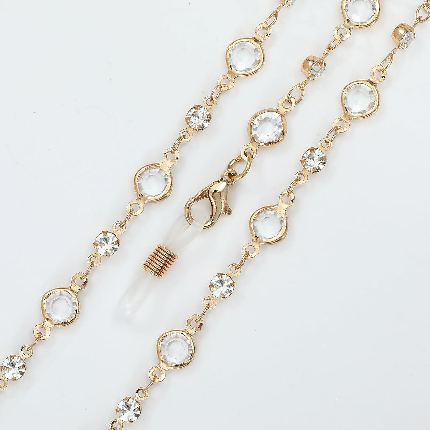 Soporte de Cadena para Gafas de Lectura y Sol - Acero Inoxidable