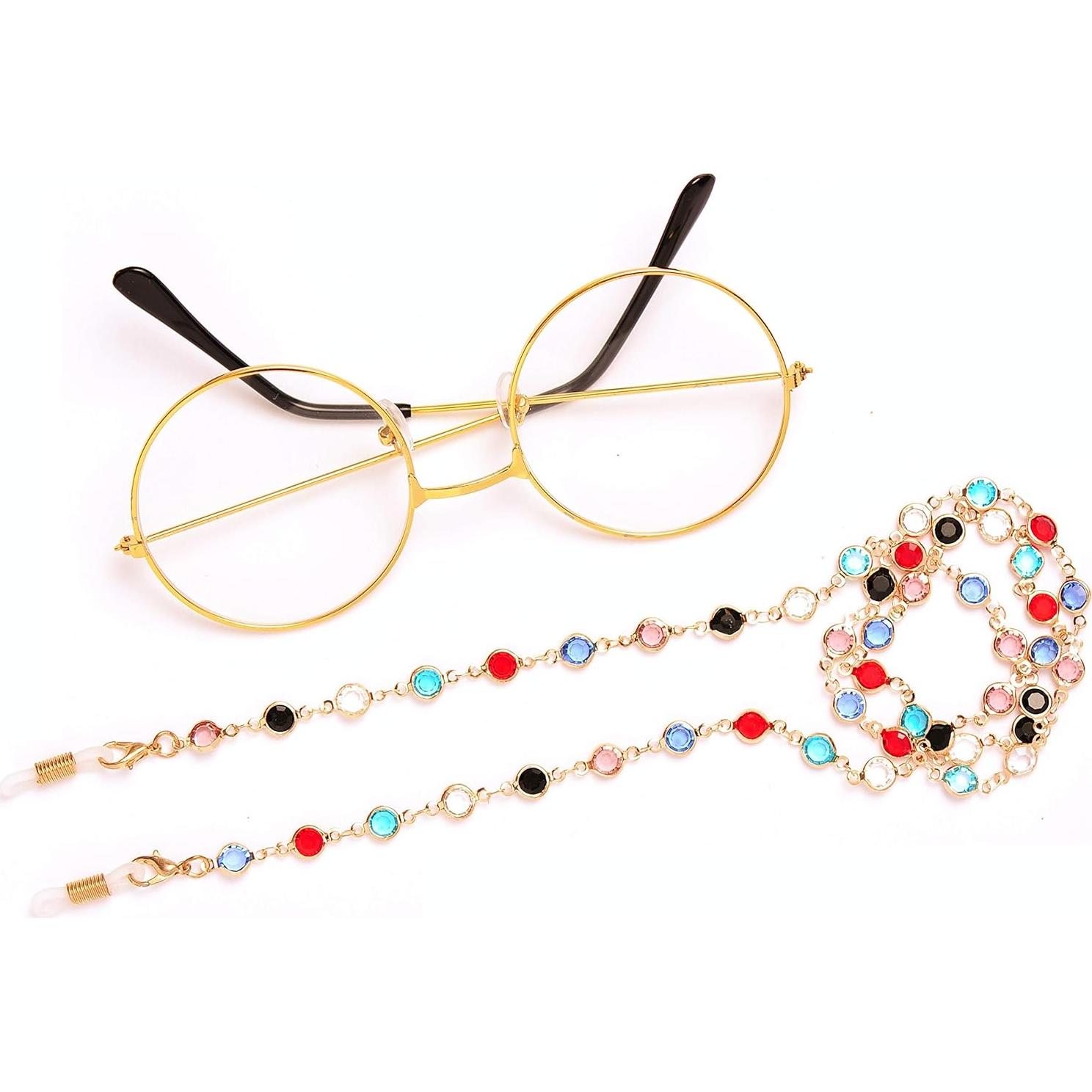 Cadena de Gafas de Cuentas Coloridas para Mujeres 70cm