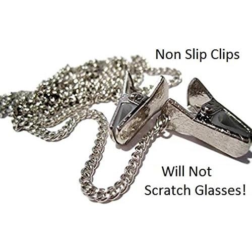 Cadena para Gafas ATLanyards | Soporte de Latón Plateado 73.66 cm