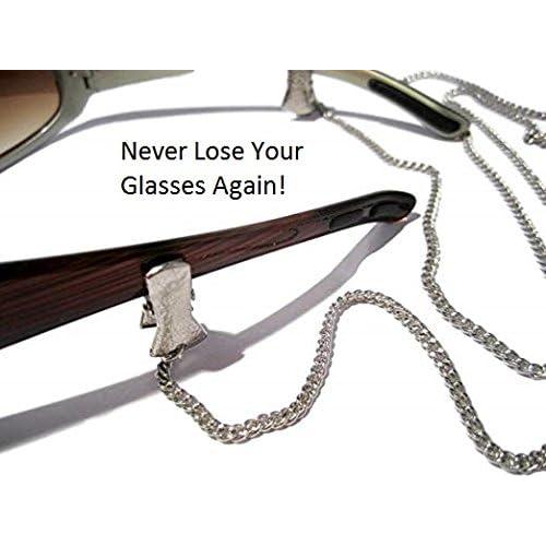 Cadena para Gafas ATLanyards | Soporte de Latón Plateado 73.66 cm