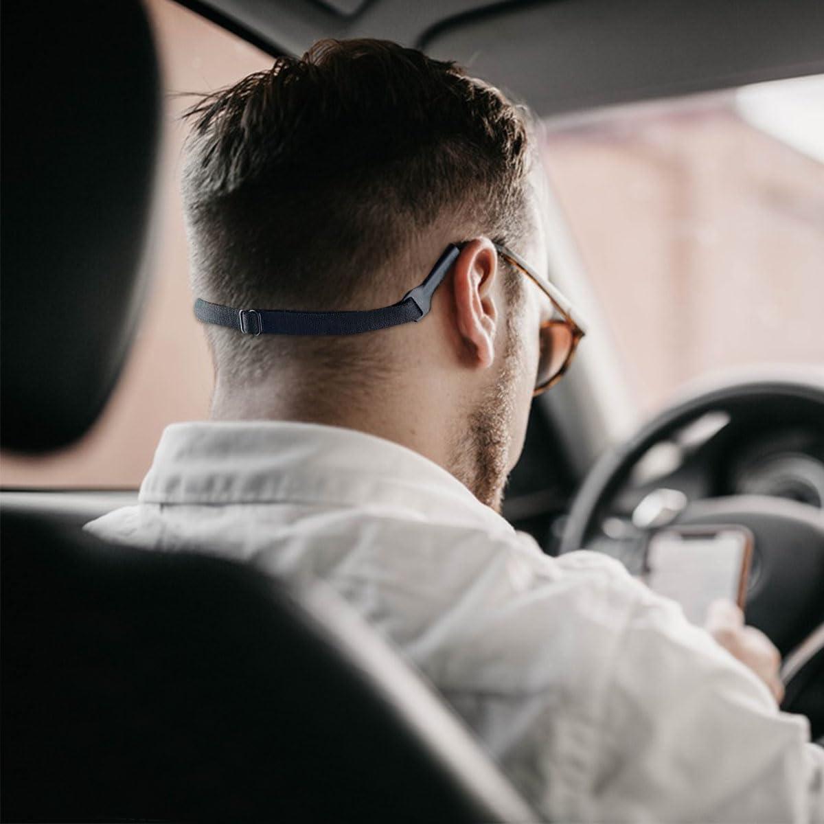 Correas Ajustables para Gafas Deportivas TKYPZY - 4 Pcs Negras