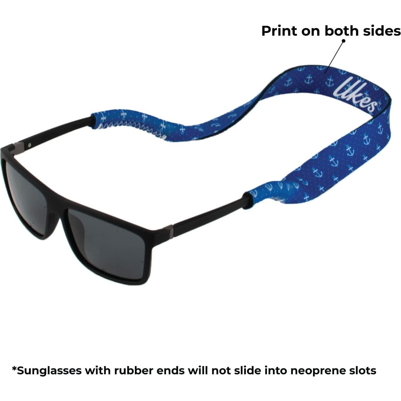 Correa para Gafas Ukes de Neopreno Flotante - Color El Ancla