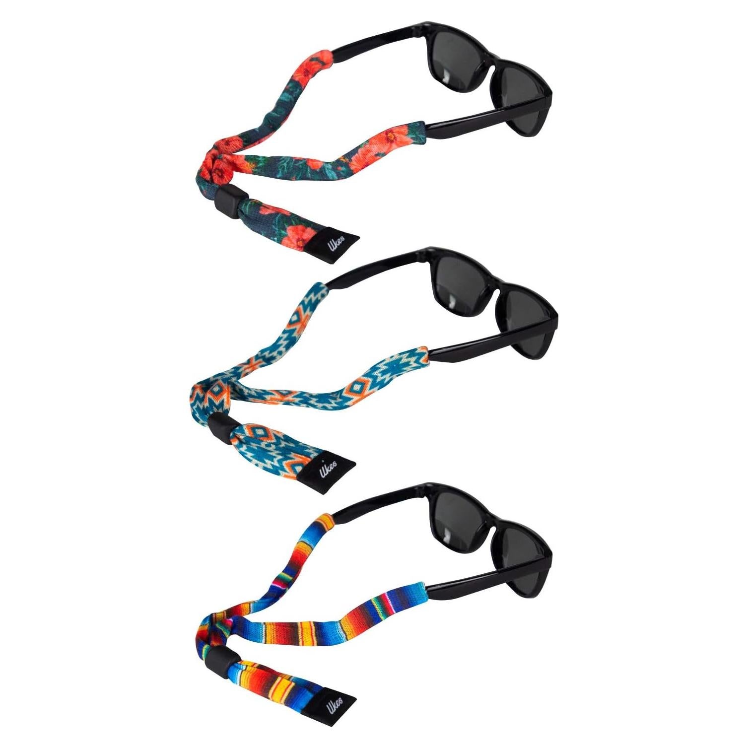 Correas de Gafas para Niños Ukes - Paquete de 3 Multicolor
