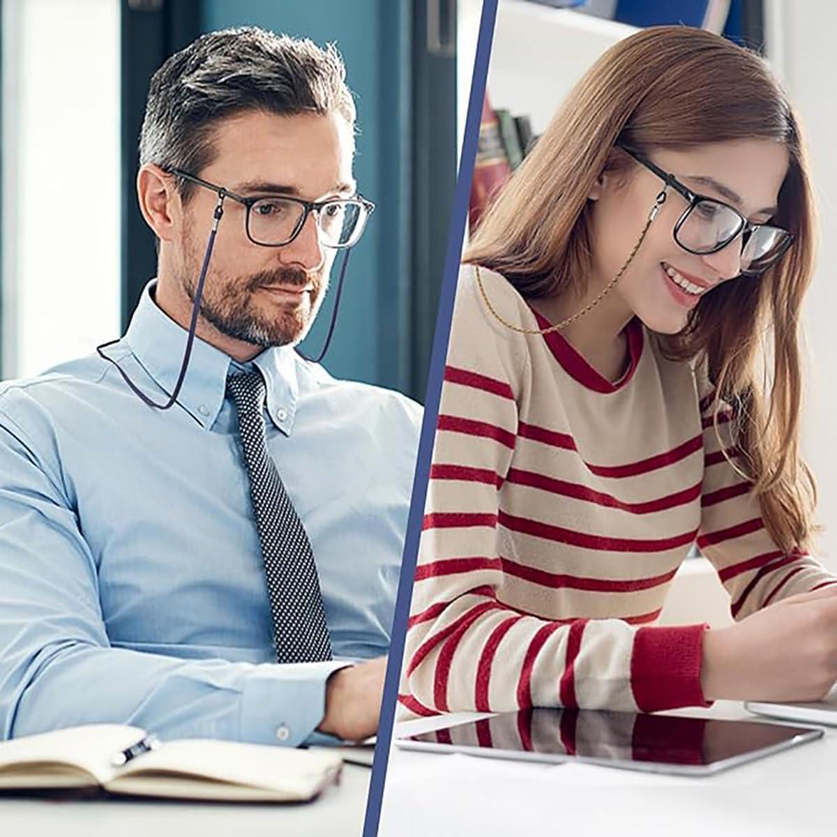 10 Correas de Gafas Deportivas Ajustables con Hebilla Antideslizante