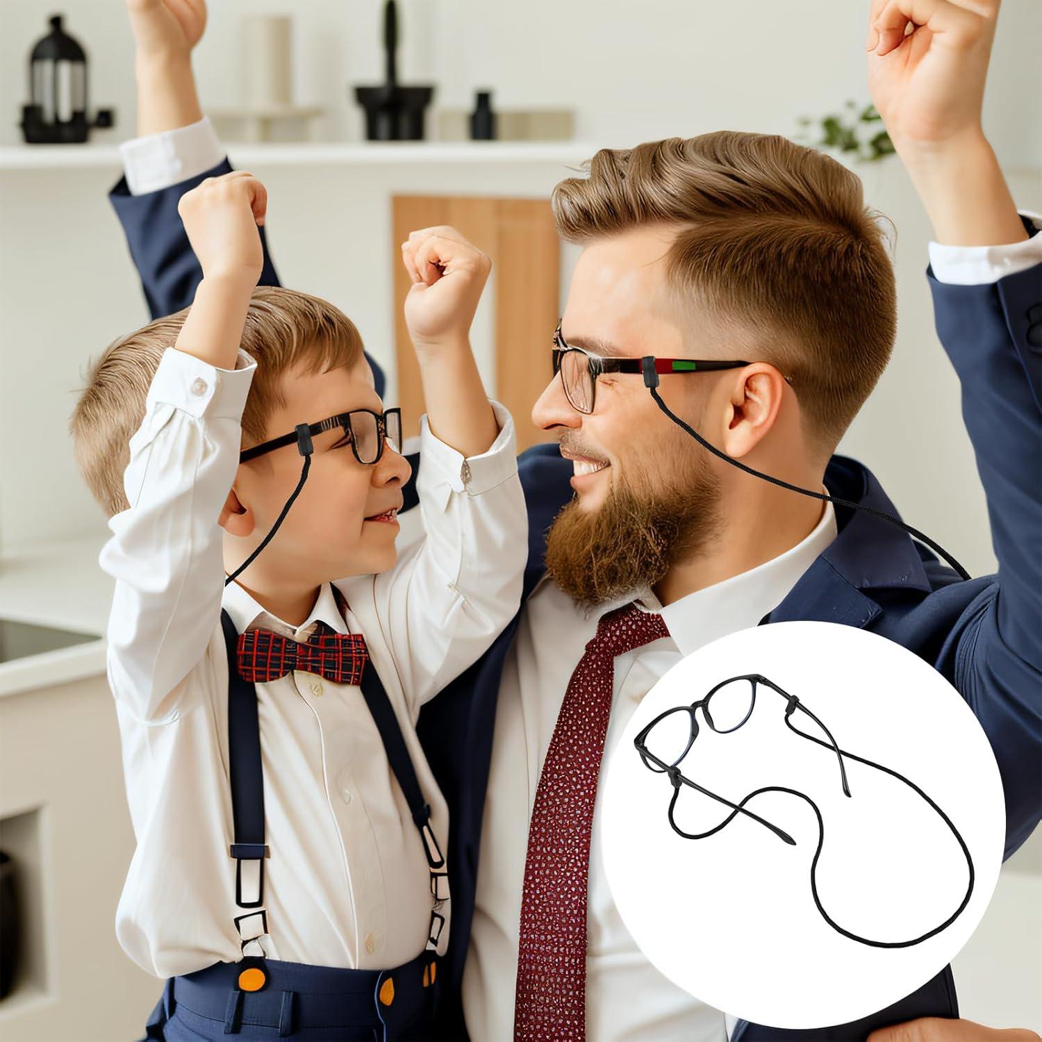 Correa para Gafas de Sol Andibro Negra - 6 Piezas Antideslizante