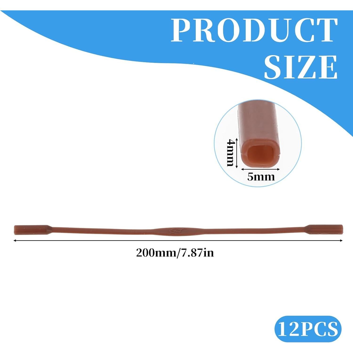 Correas de Gafas Deportivas Qianyu 12 Pcs Silicona Antideslizantes