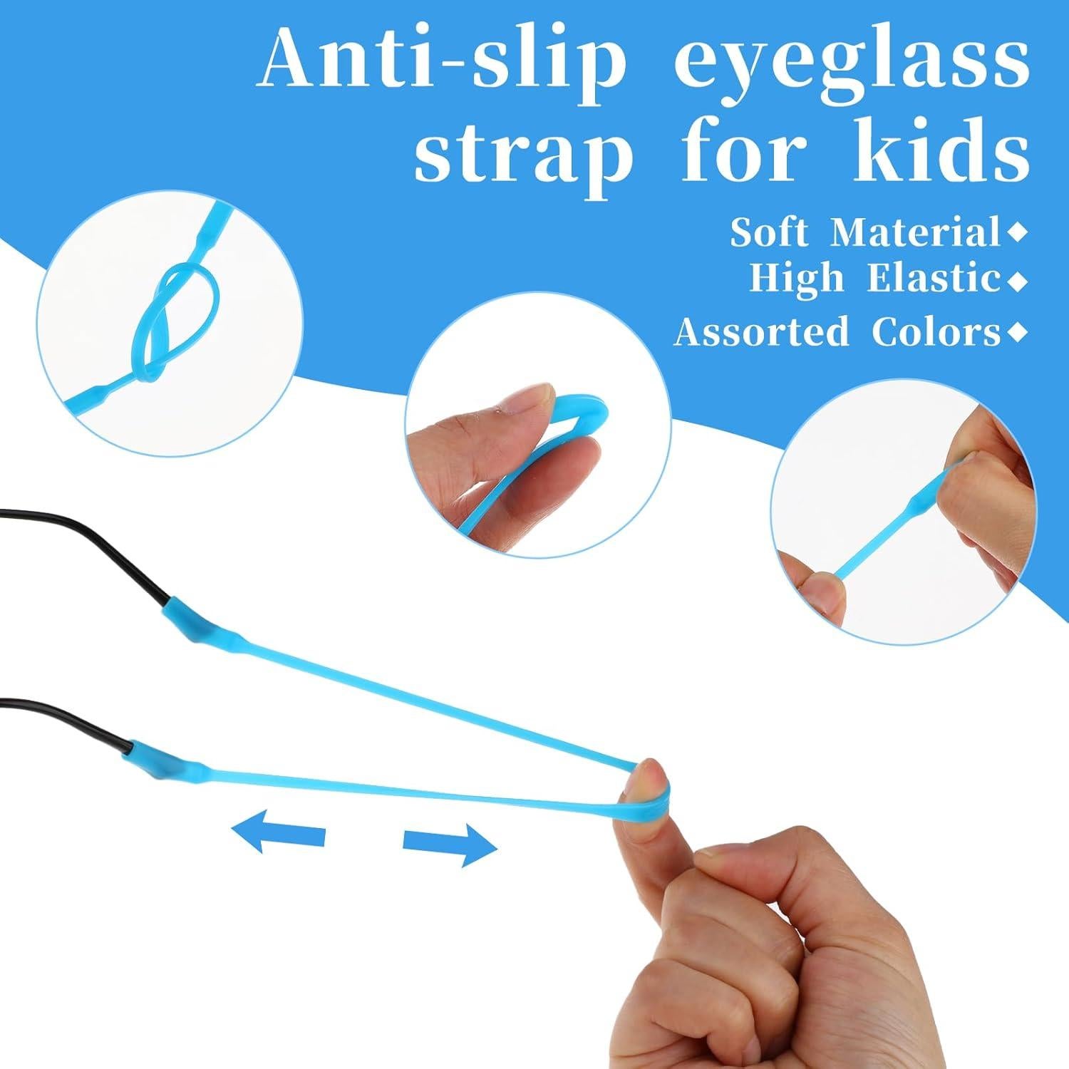 Correas de Gafas Deportivas Qianyu 12 Pcs Silicona Antideslizantes