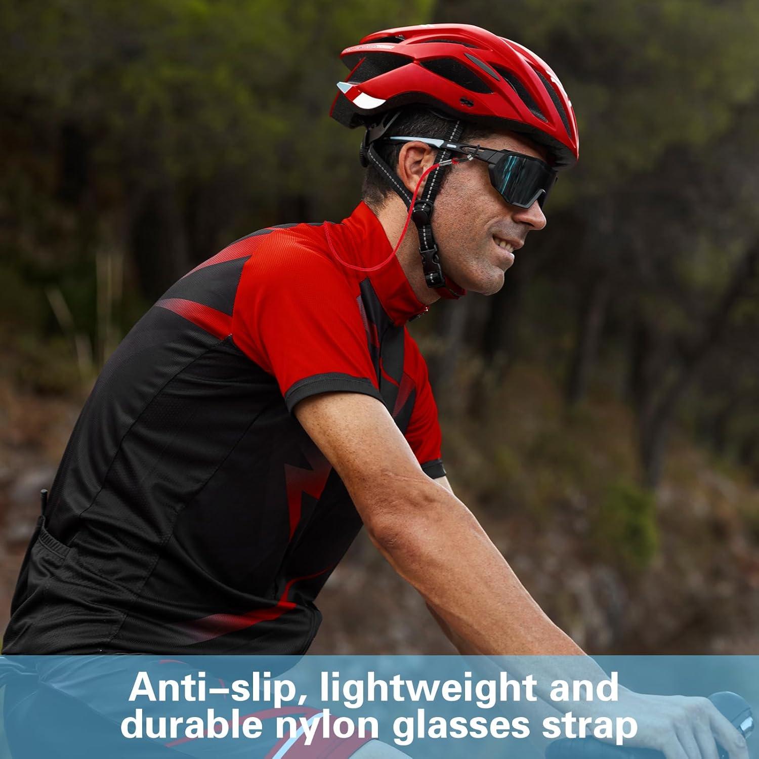 Correa para Gafas Multicolor 12 Pack Nylon Silicona 66cm