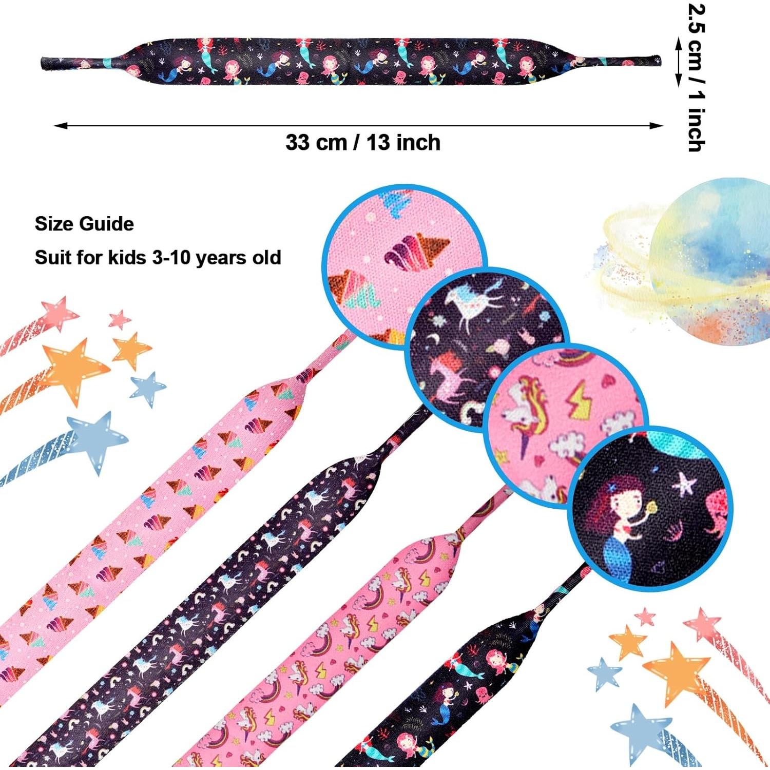 Correa para Gafas de Niños Weewooday - 4 Piezas 33 cm