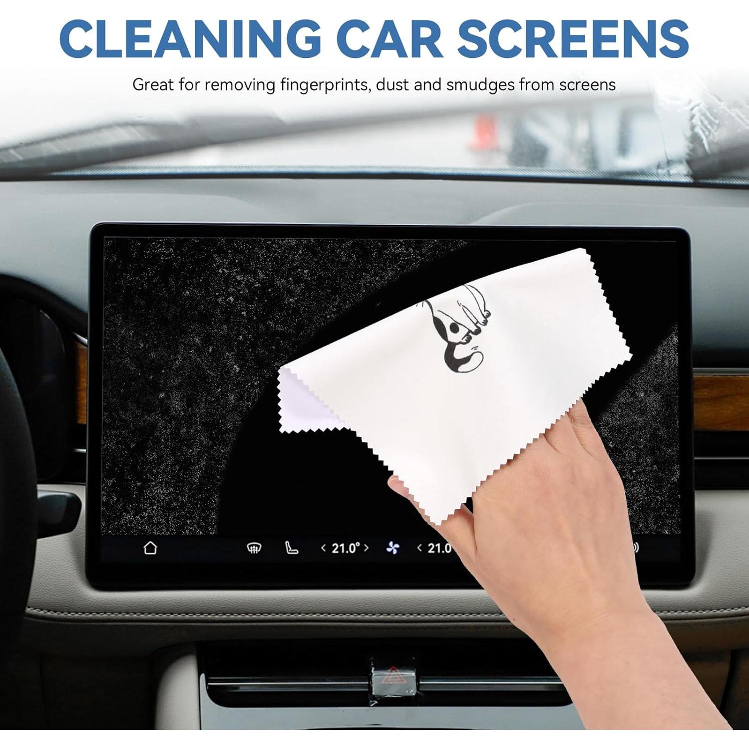 Paño de limpieza de gafas microfibra QJYJBZXCA 15x15 cm 6 piezas