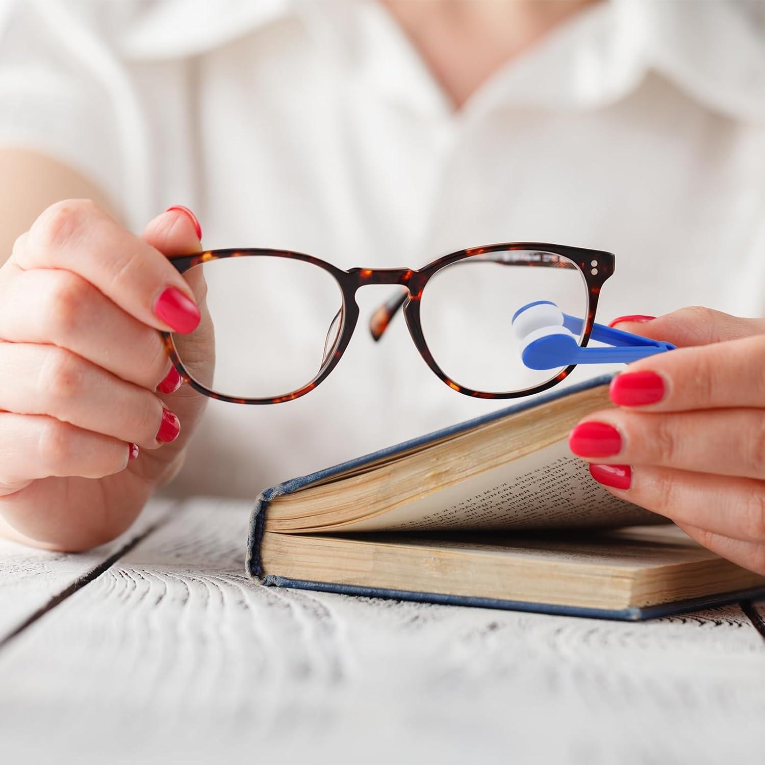 Kit de Limpieza de Gafas 8 Pcs YQQYG con Cepillo de Microfibra