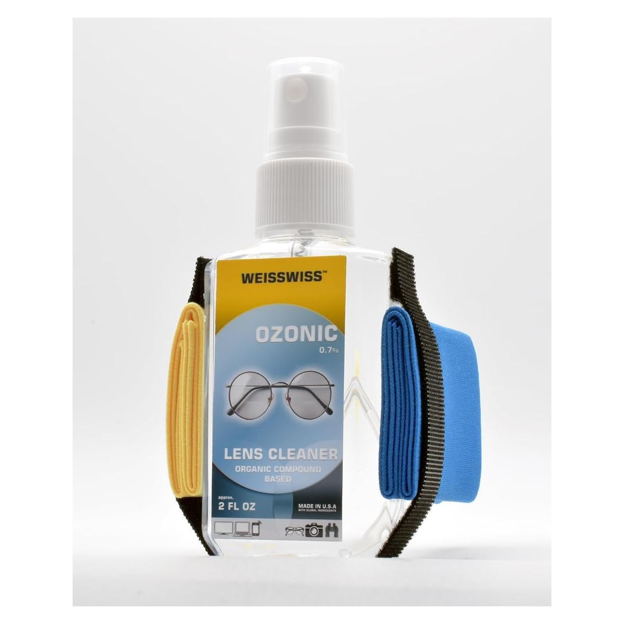 Limpiador de Lentes Weisswiss Ozonic - Spray 90.7g + 2 Paños