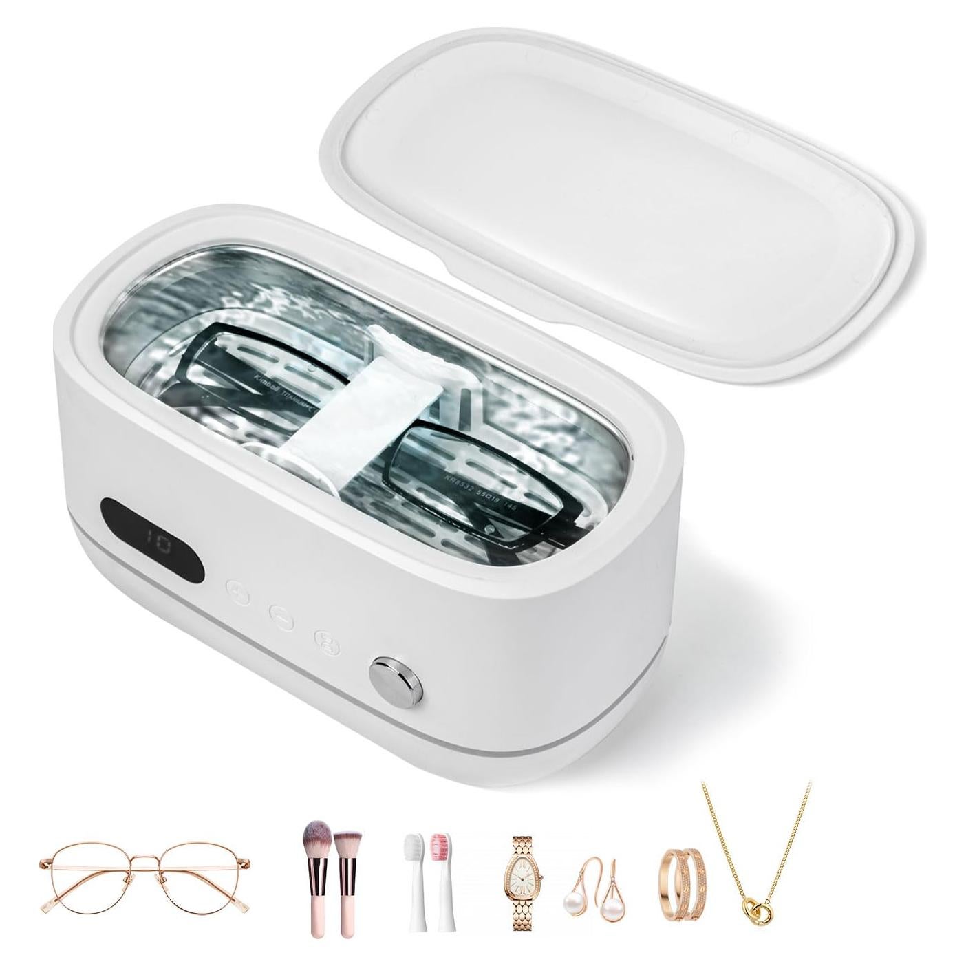 Limpiador Ultrasónico Leman 480ML para Joyería y Gafas