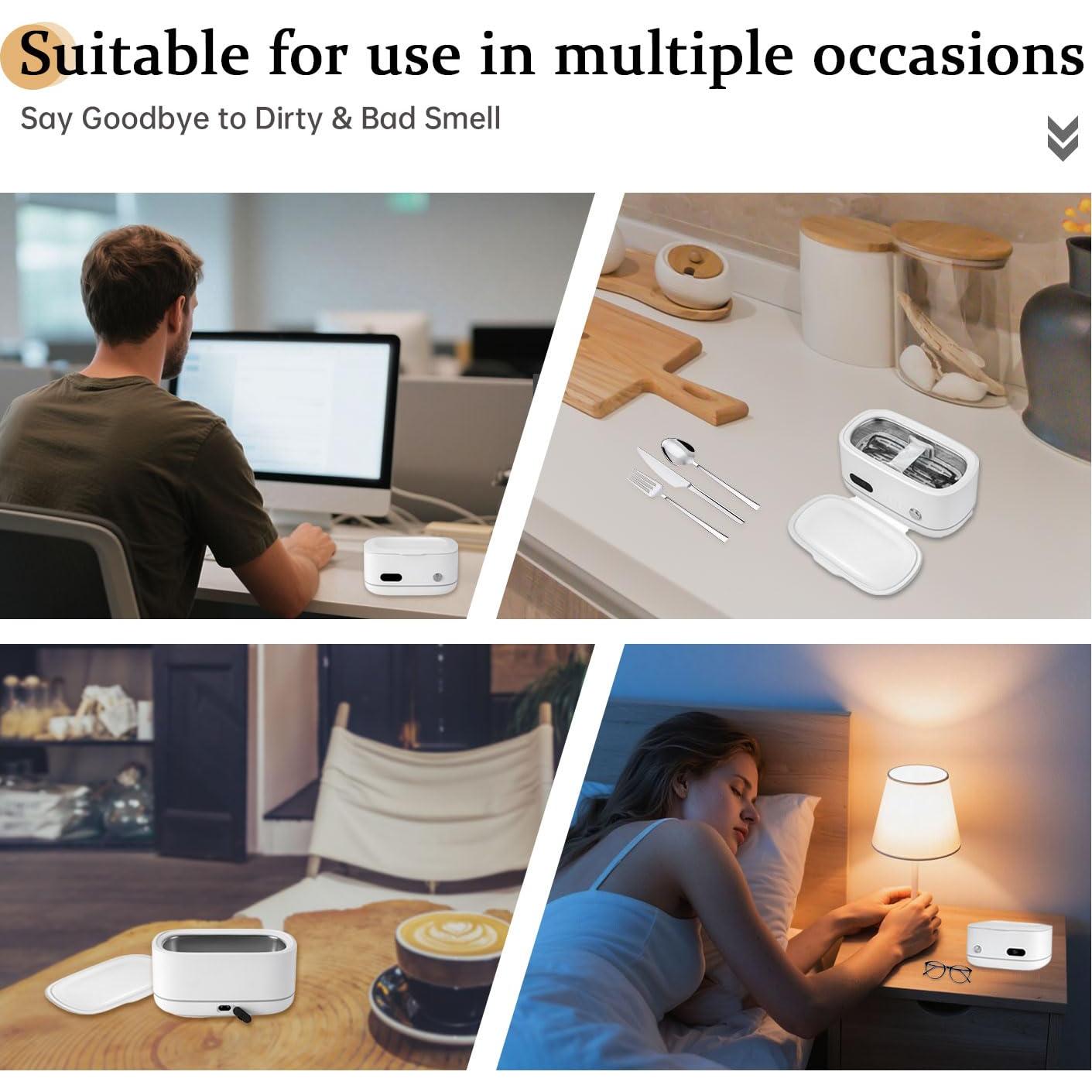 Limpiador Ultrasónico Leman 480ML para Joyería y Gafas