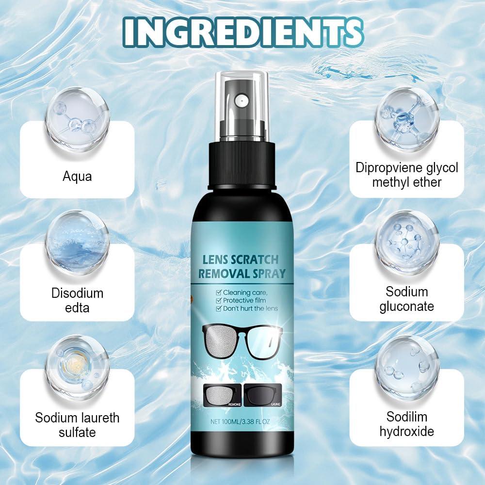 Spray Limpiador de Gafas AprYew 100ml - Removedor de Rayones