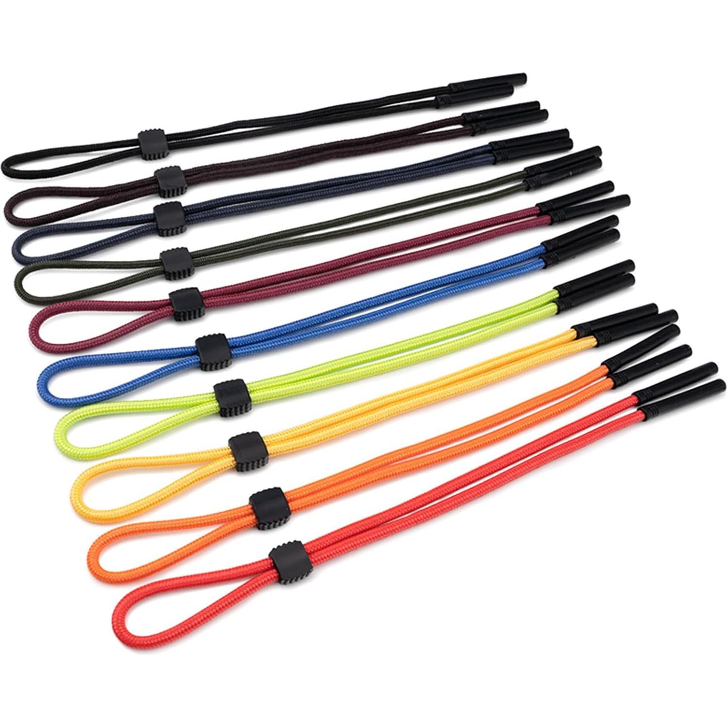 Set de 10 Correas Ajustables para Gafas EBIEFLY Multicolor