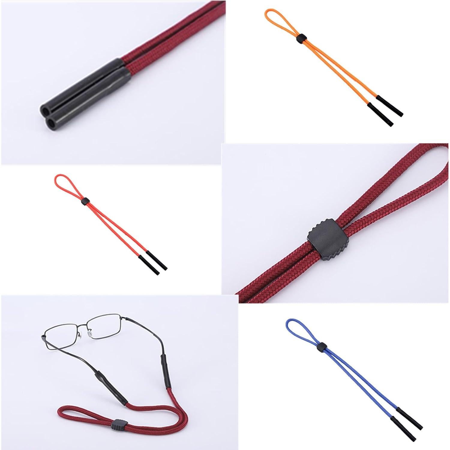 Set de 10 Correas Ajustables para Gafas EBIEFLY Multicolor