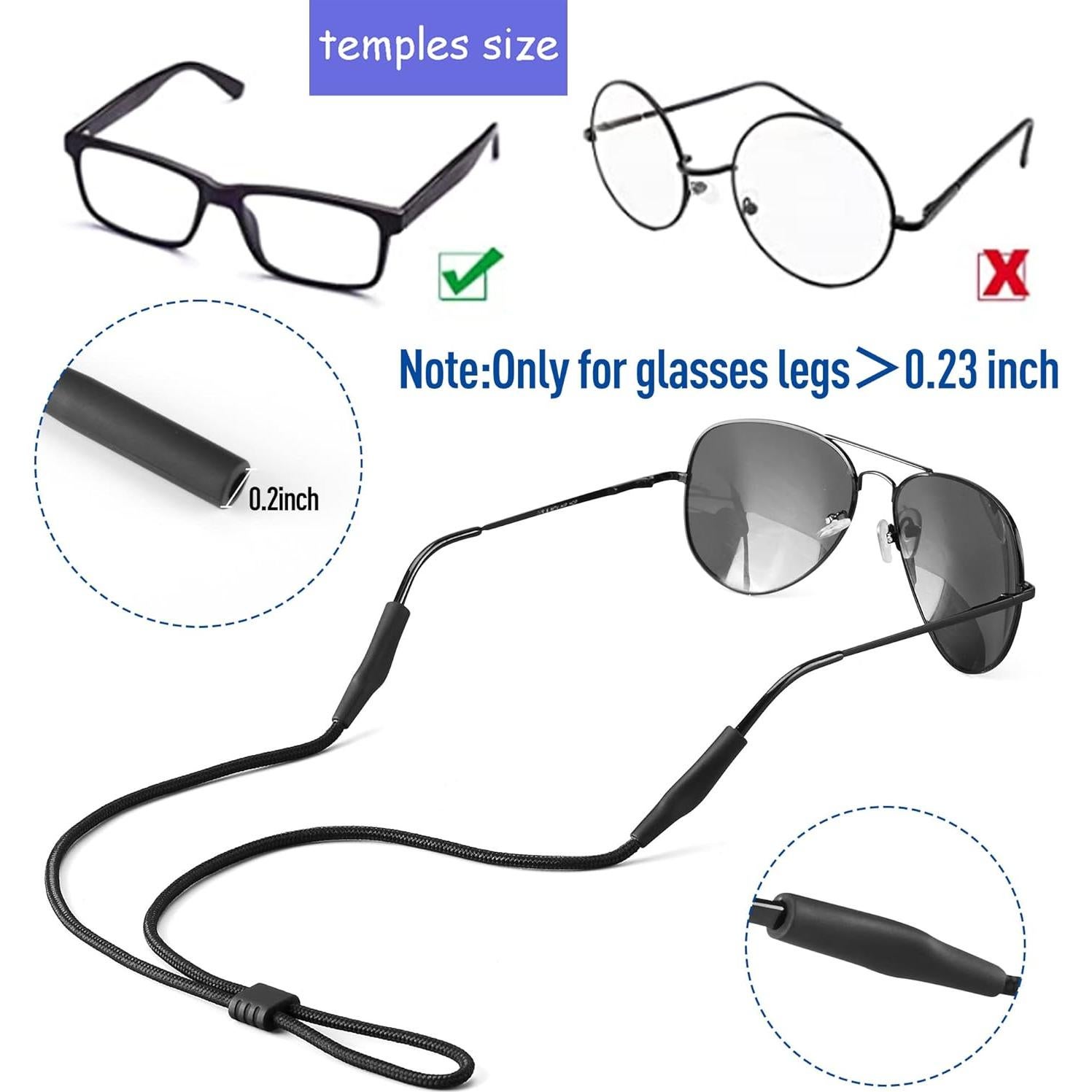 Correa Ajustable para Gafas Deportivas LVVFit - 3 Pcs Antideslizante