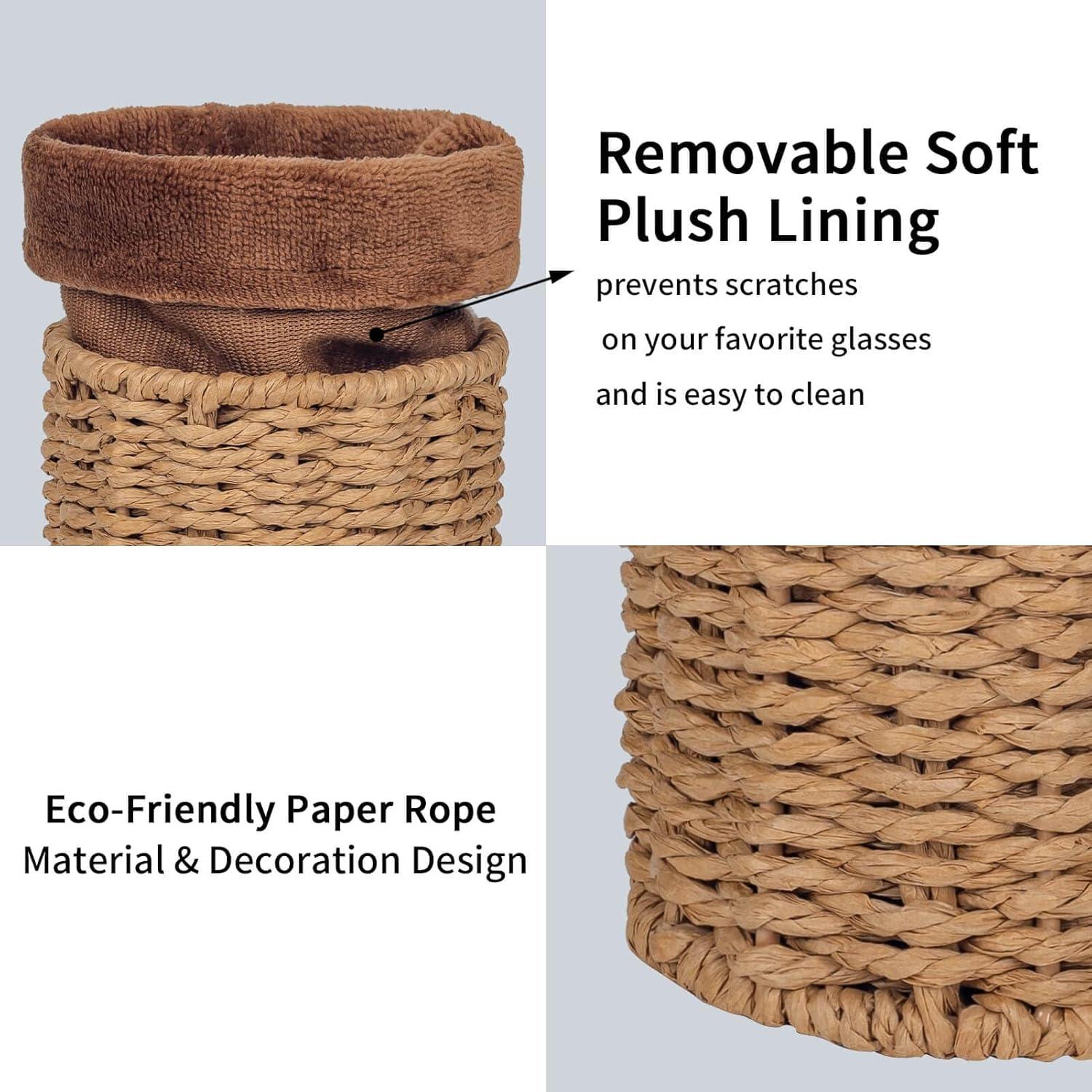 Soporte para Gafas Ecológico KT101001 con Forro de Felpa