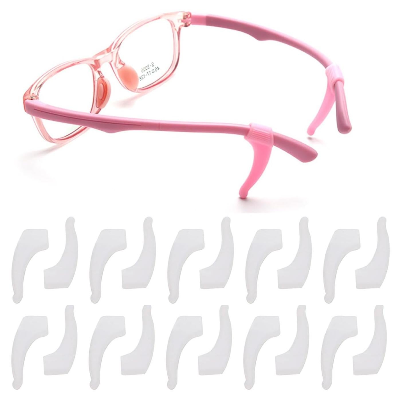 Ganchos de oreja para gafas OPUGIT - Silicona Antideslizante - 10 Pares