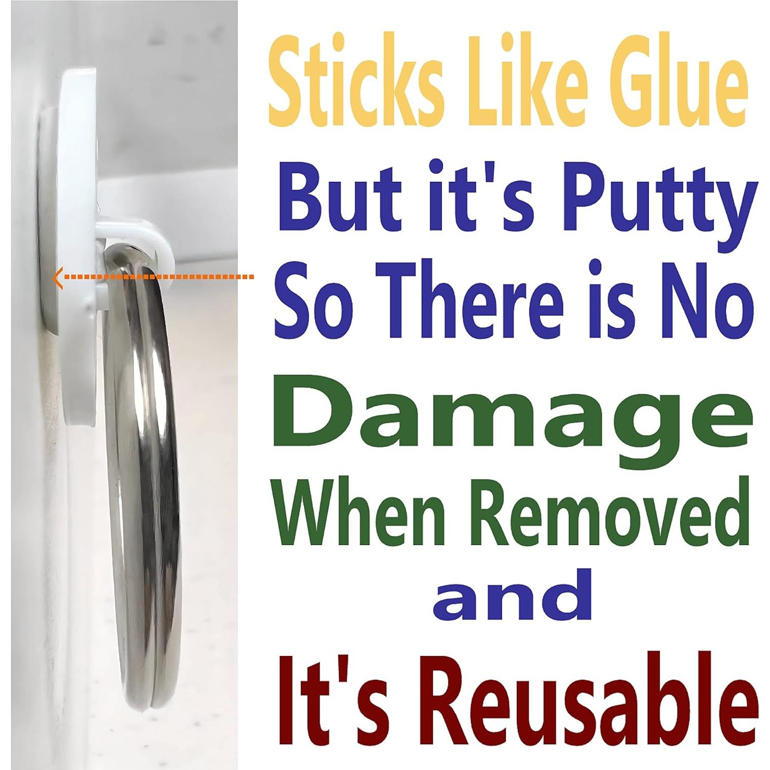 Soporte Adhesivo SticknHang 6-Pak para Gafas - Reutilizable