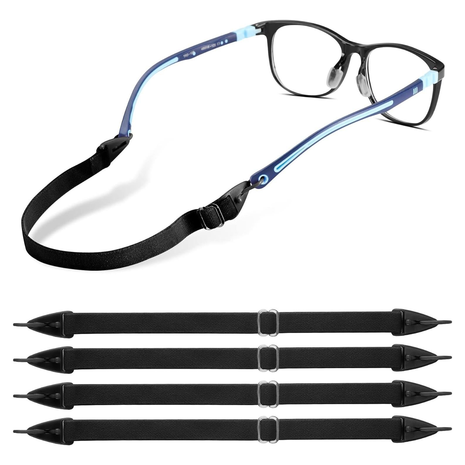 Correas Ajustables para Gafas Niños lvvfit 4pcs Negro
