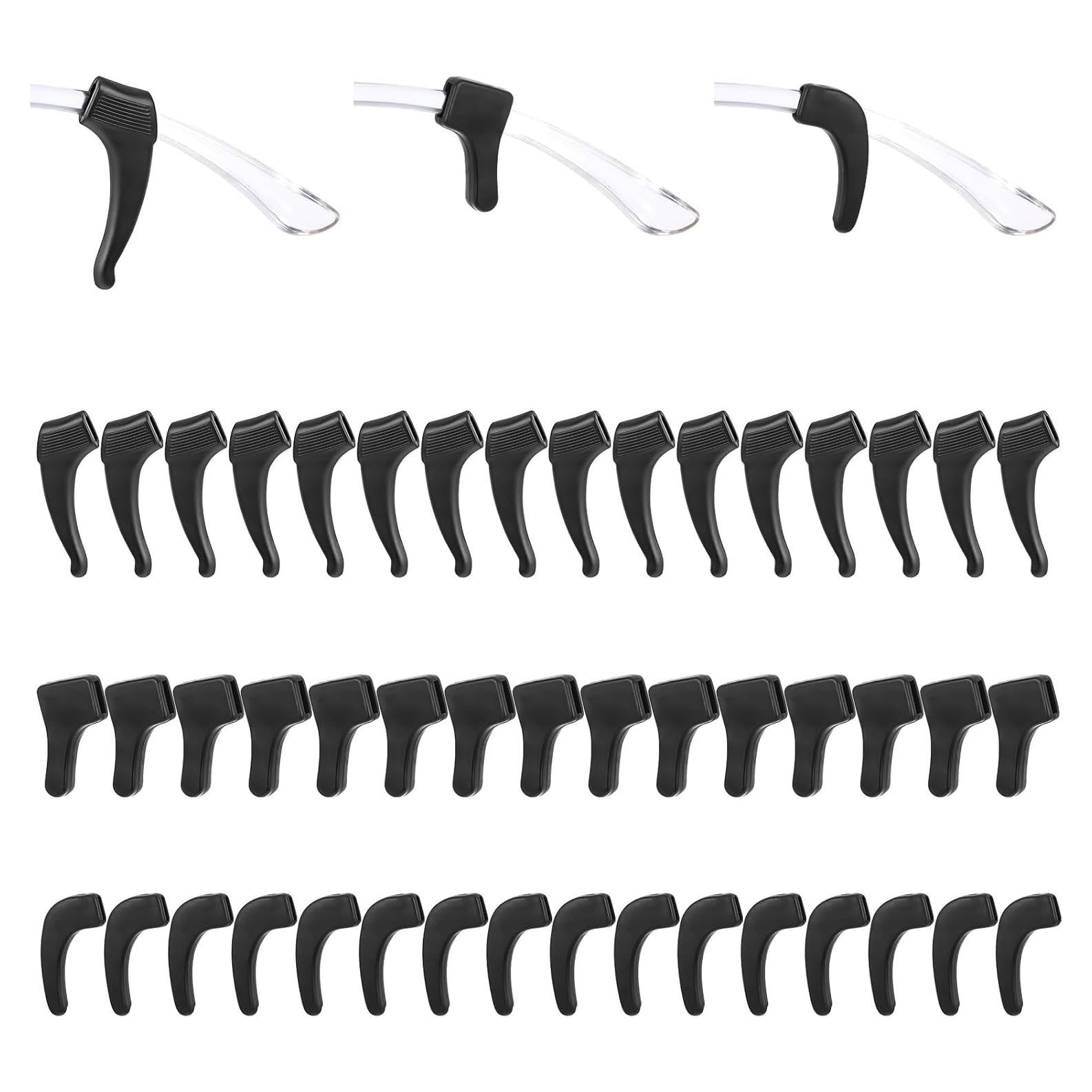 Ganchos de Silicona para Gafas - 24 Pares en 3 Tamaños