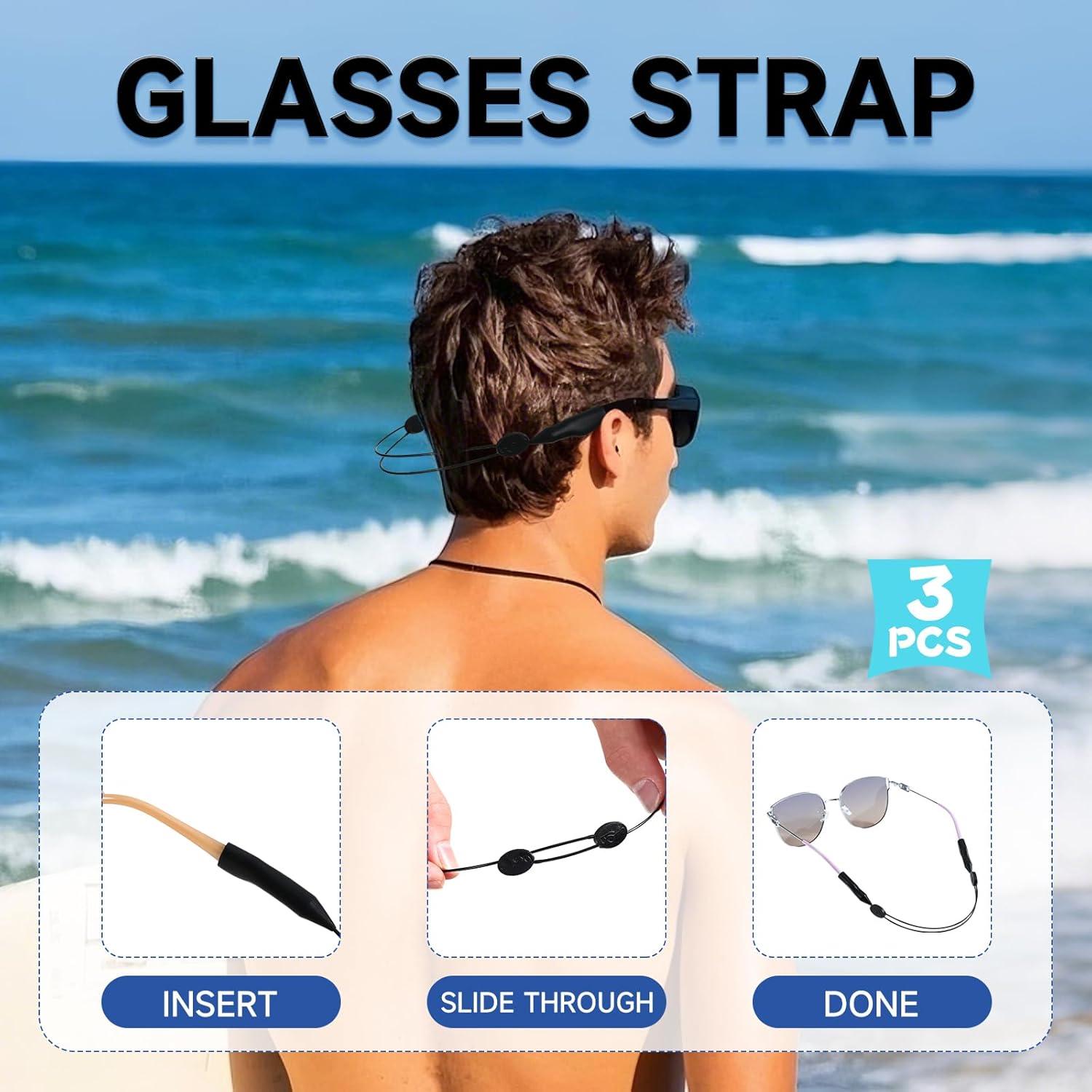 Correa Ajustable para Gafas 3PCS - Retenedor Unisex