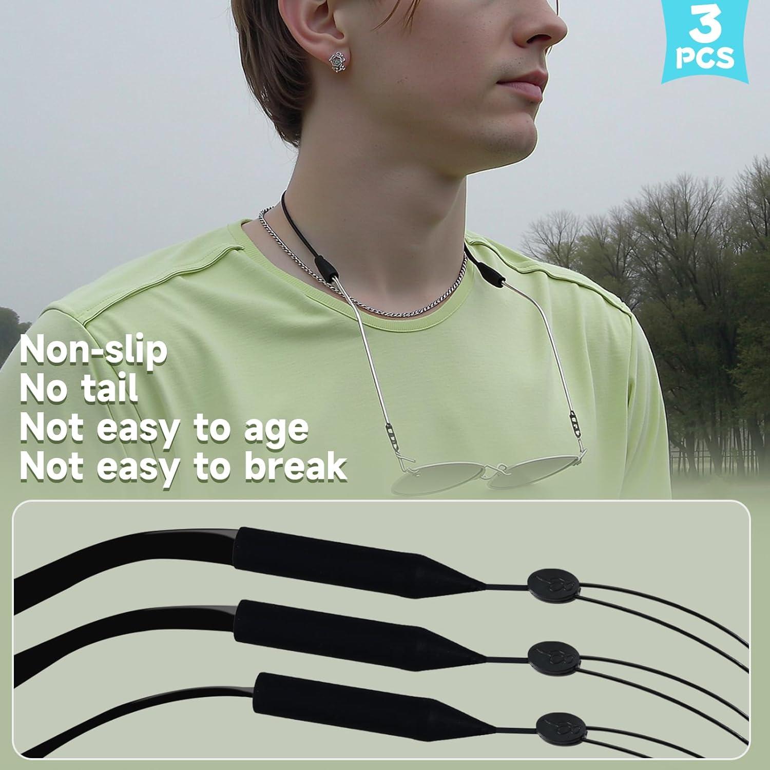 Correa Ajustable para Gafas 3PCS - Retenedor Unisex