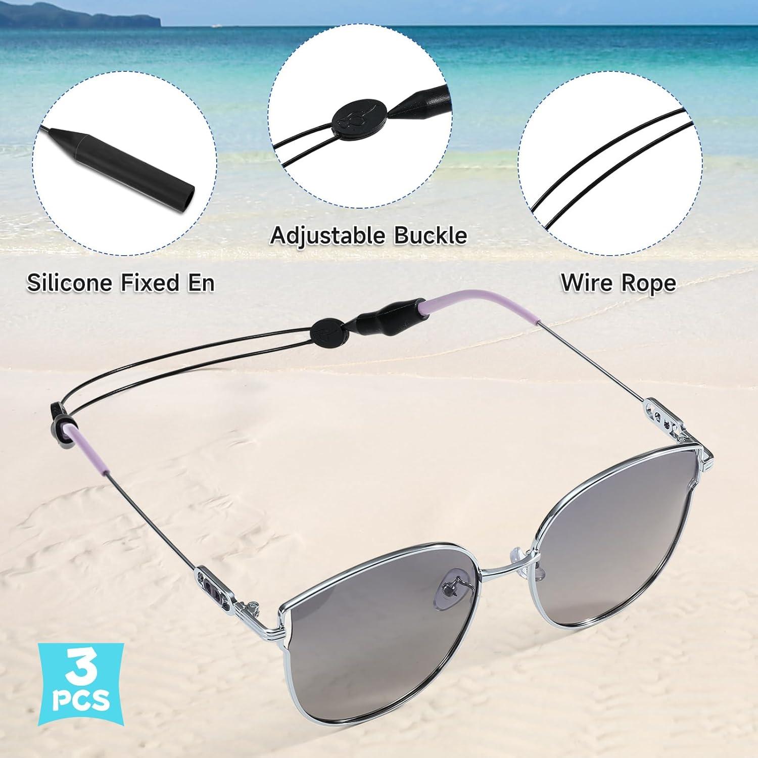 Correa Ajustable para Gafas 3PCS - Retenedor Unisex