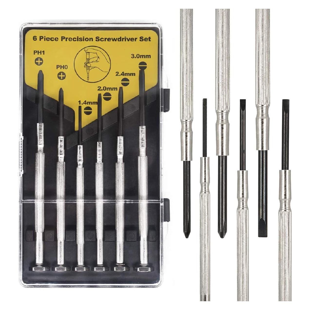 Kit de Destornilladores Mini BEADNOVA para Gafas y Relojes - 6 Piezas