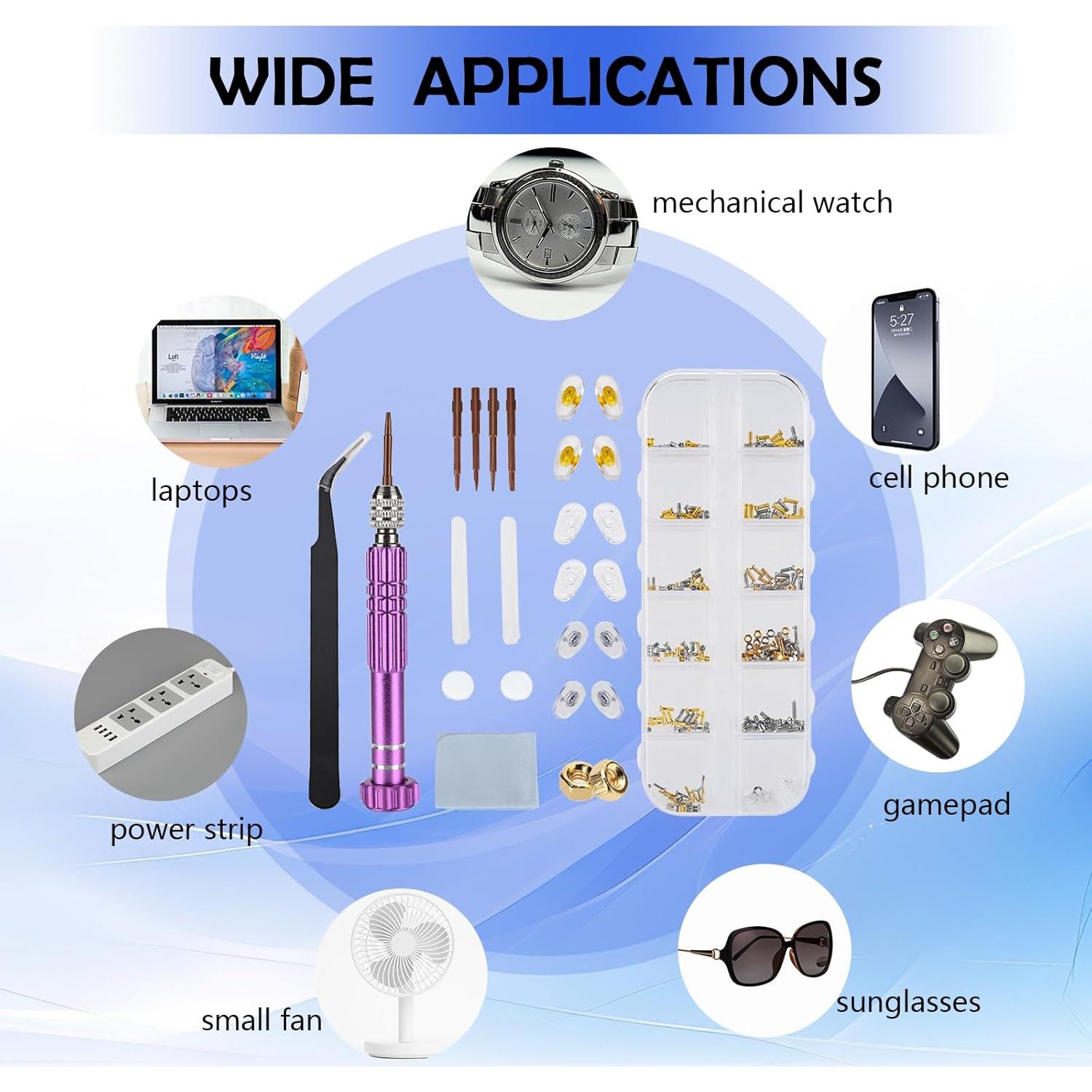Kit de Reparación de Gafas HZJ 290 Accesorios Portátil