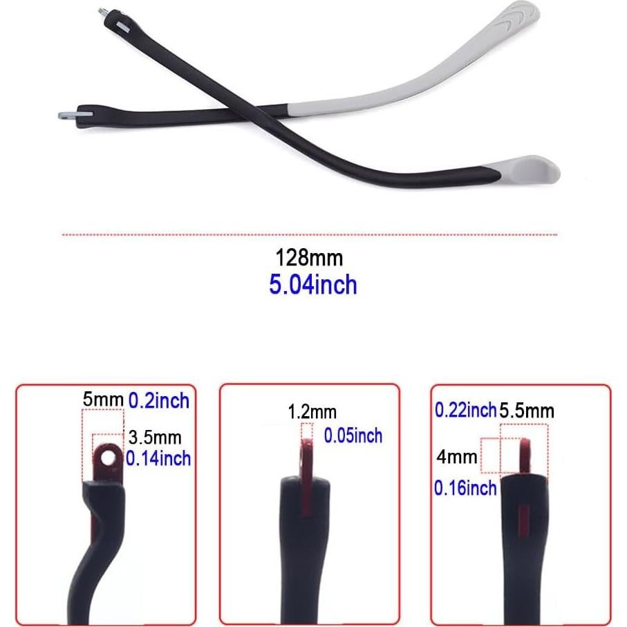 Brazos de Repuesto para Gafas de Niños Janky - Silicona 128mm