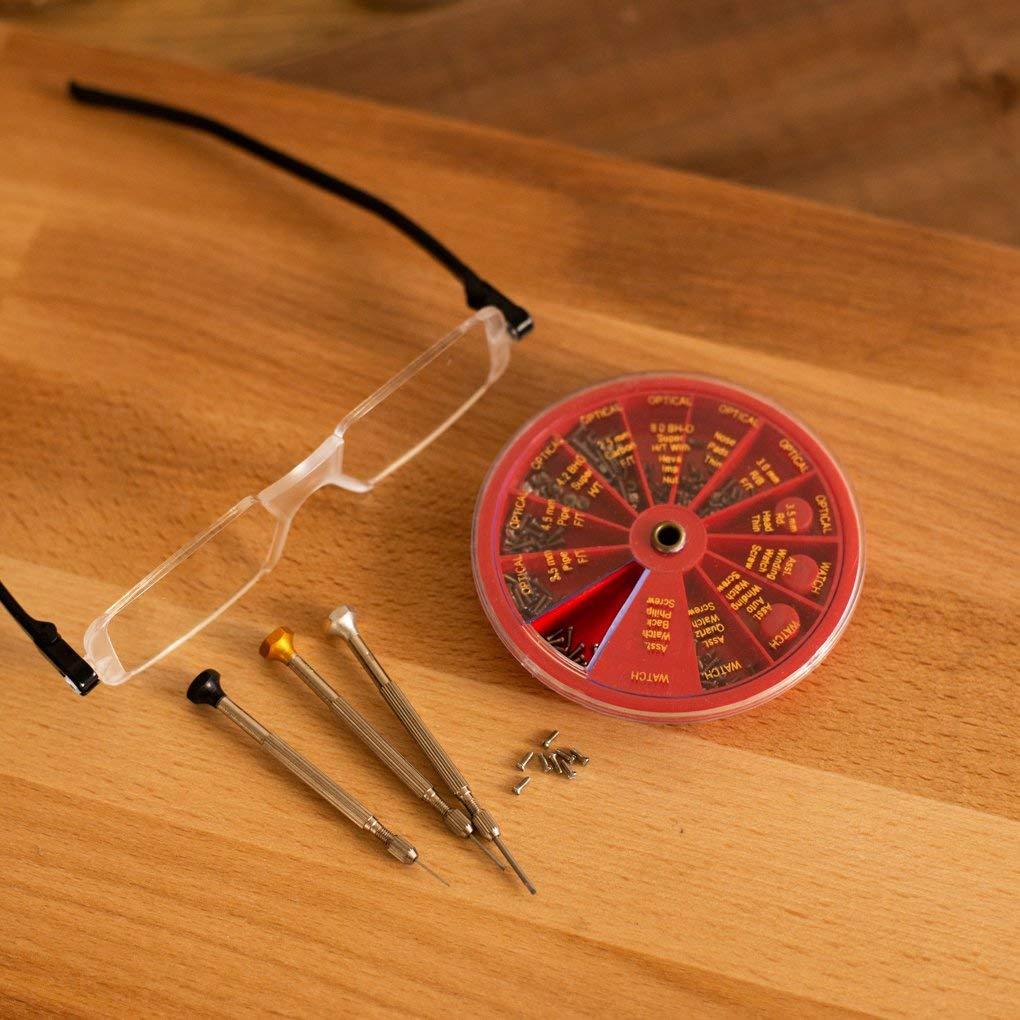 Kit de Reparación de Gafas y Relojes ToolTreaux 250 Piezas