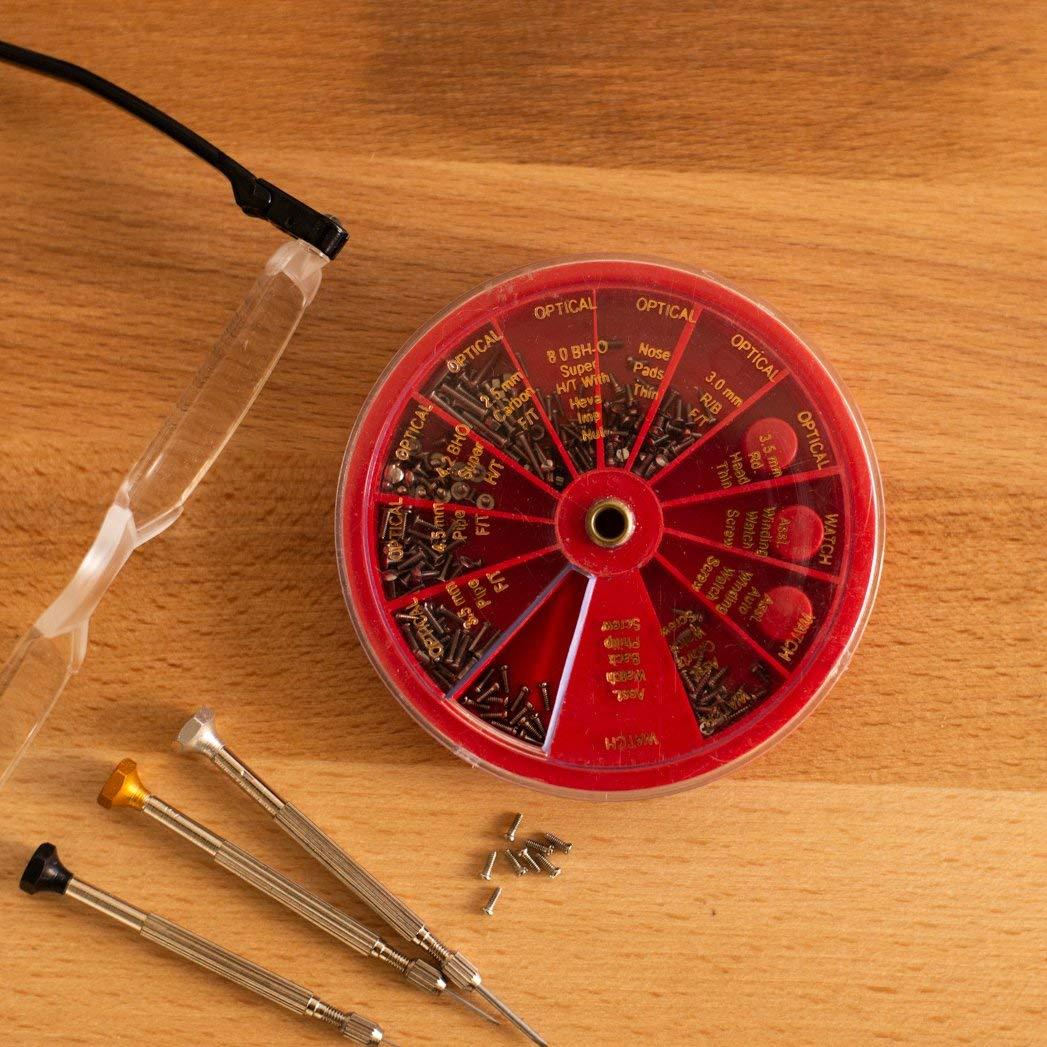 Kit de Reparación de Gafas y Relojes ToolTreaux 250 Piezas