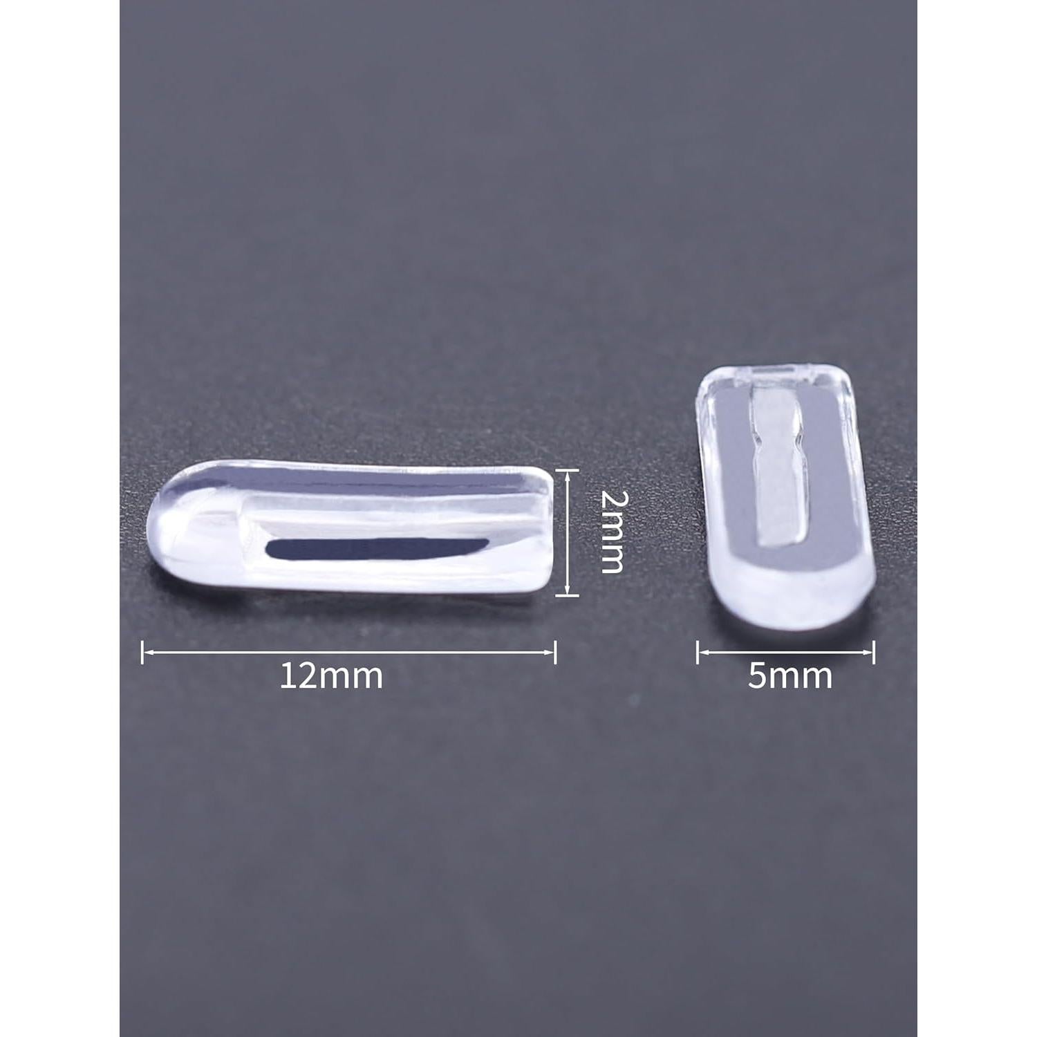 20 Pares Almohadillas de Nariz Silicona Suave Tolaxy 12mm