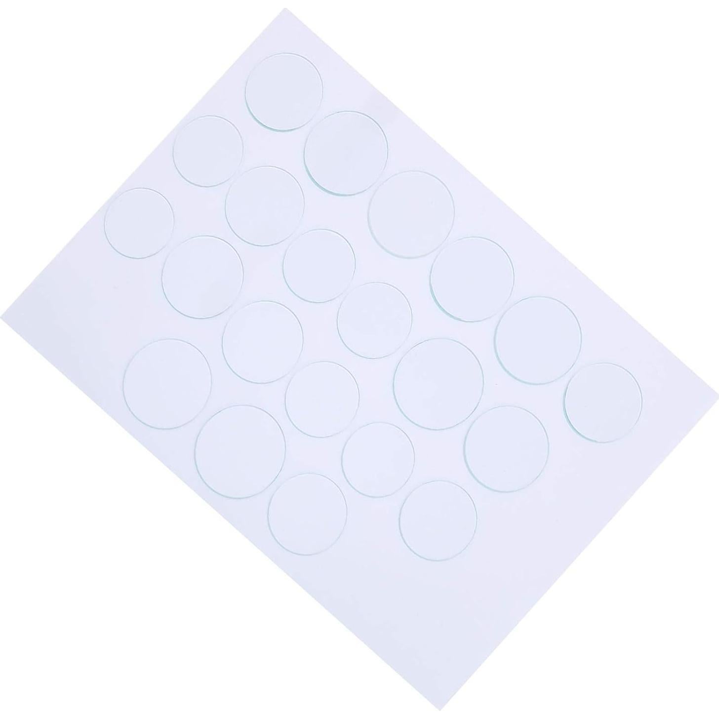 21 Lentes de Cristal para Reloj Ejoyous, Diámetro 35-45 mm