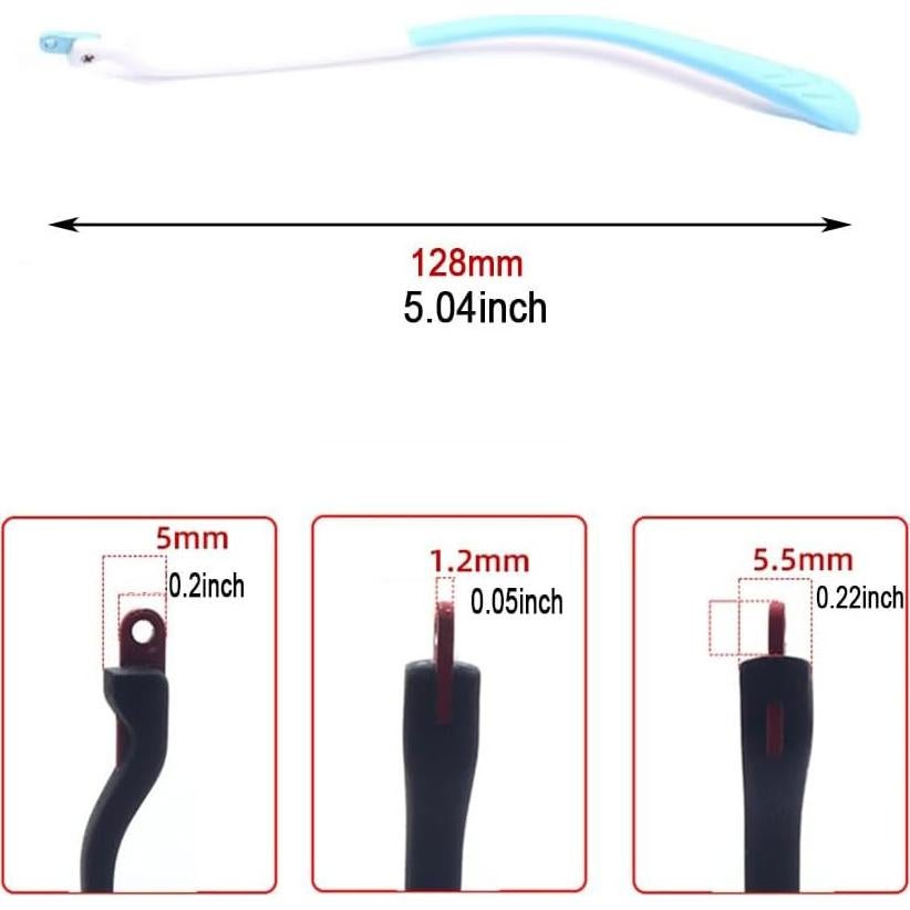 Brazos de Reemplazo para Gafas de Niños Janky - Silicona 128mm