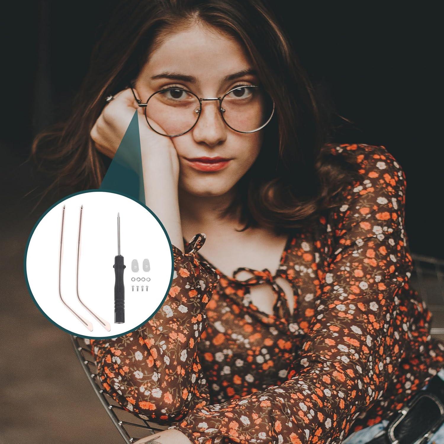 Brazos de Gafas Hemoton Metal Oro Rosa - Reemplazo Universal 2 Pcs