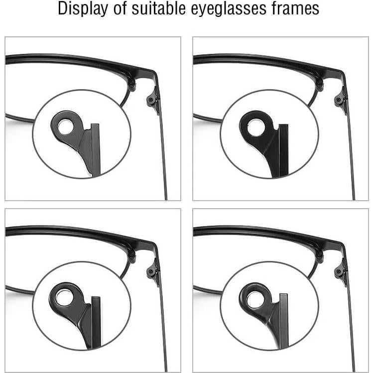Patillas de Gafas Fendawn 6mm Repuesto Universal Negro