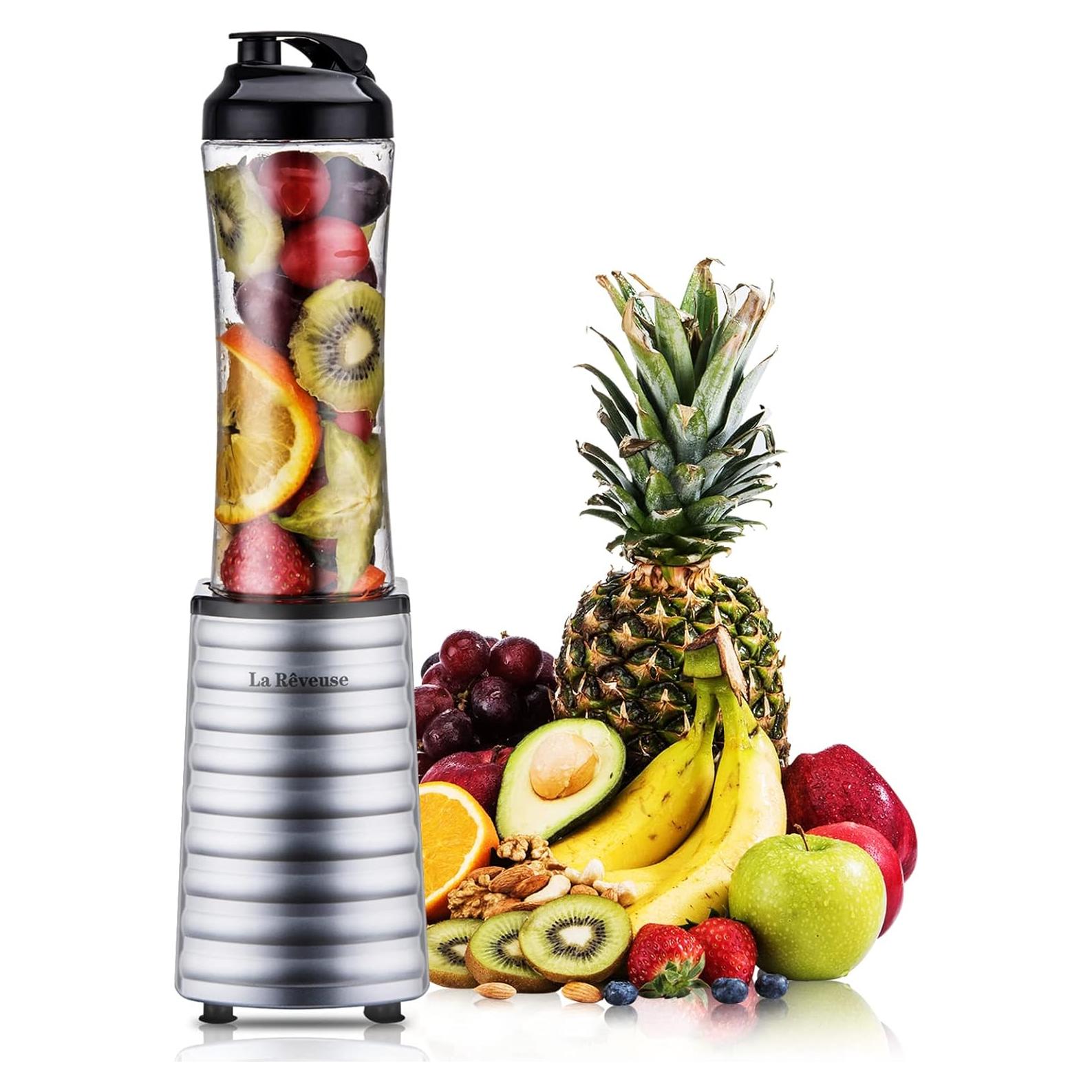 Licuadora Personal La Reveuse 300W con Botella 550ml Plata