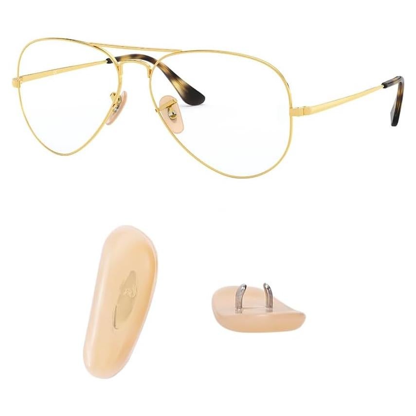Almohadillas de nariz FOOUSA para gafas Ray Ban Aviator